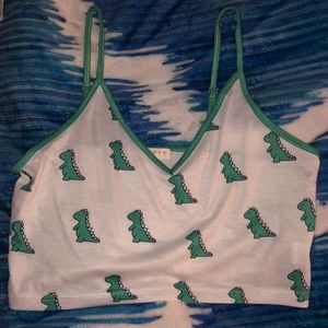Dino Cami Crop Top